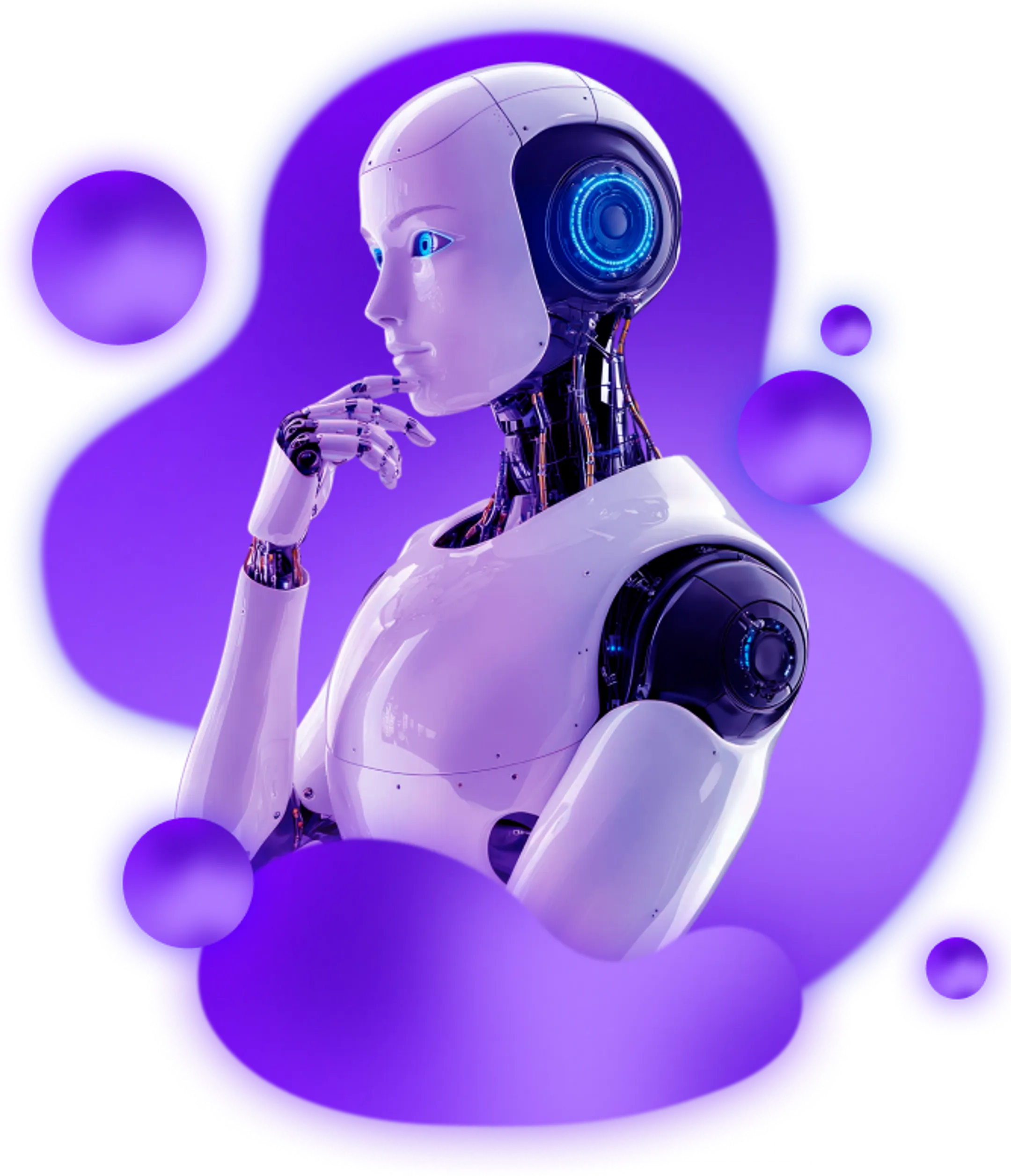 Interfaz de chatbot de IA con flujo de conversación
