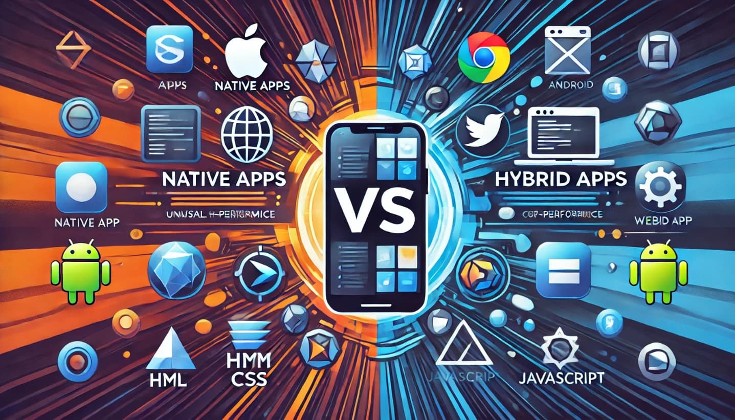 Apps híbridas vs. Apps nativas