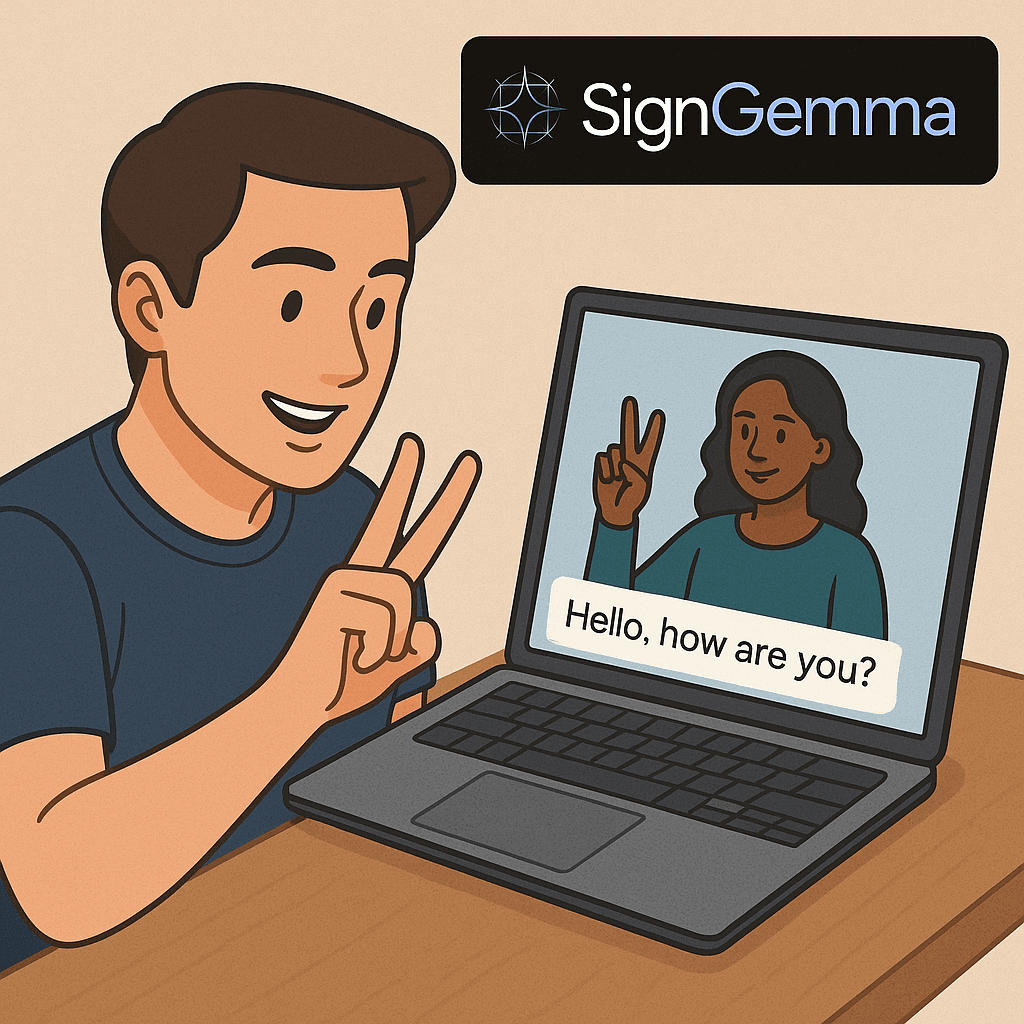 SignGemma: la IA de Google DeepMind que traduce lenguas de señas a texto